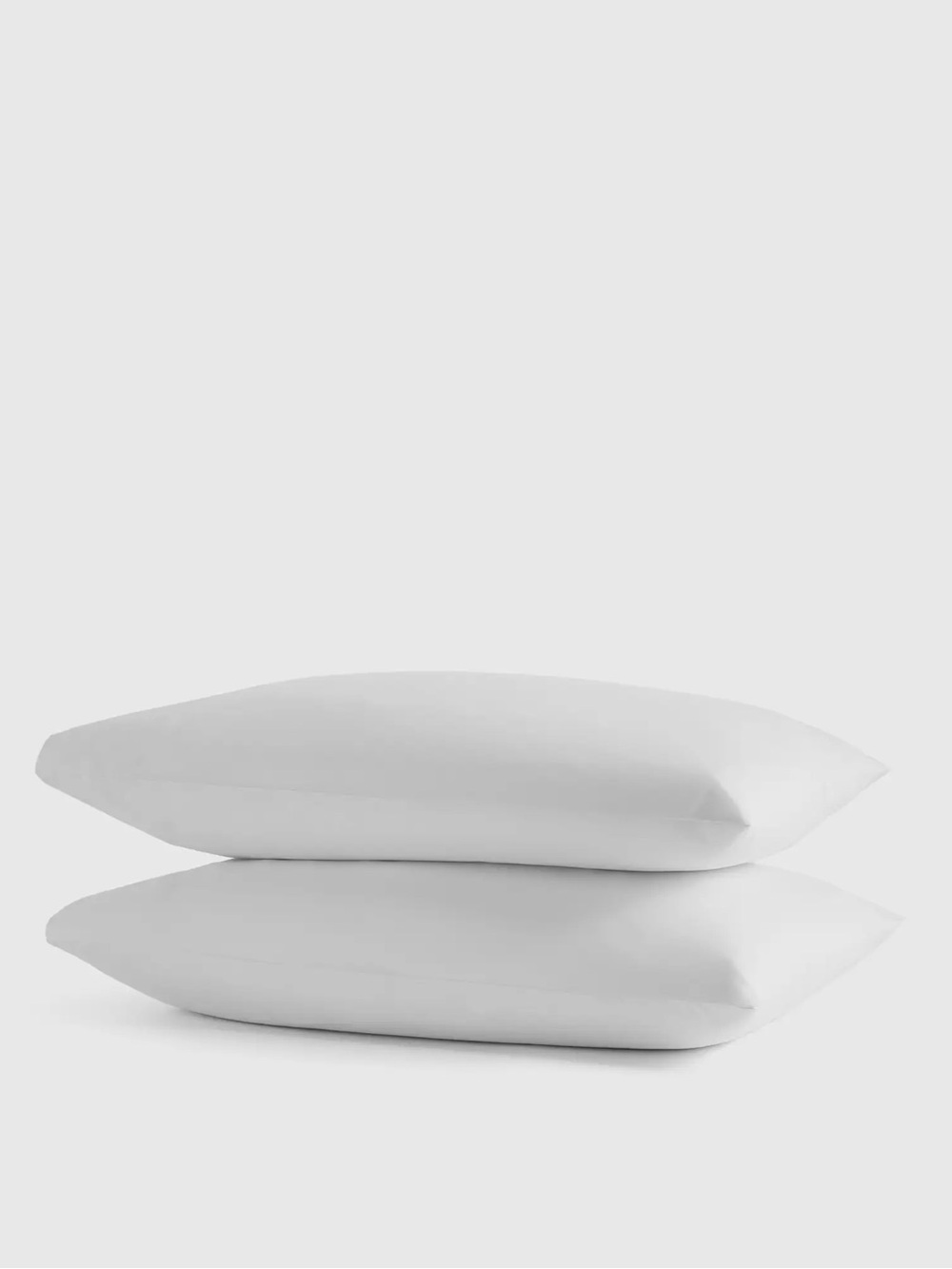 QUINCE Classic Organic Percale Pillowcase Set King White 7799